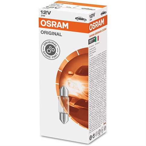 OSRAM ORIGINAL siluro 28mm 3W SV7-8 12V
